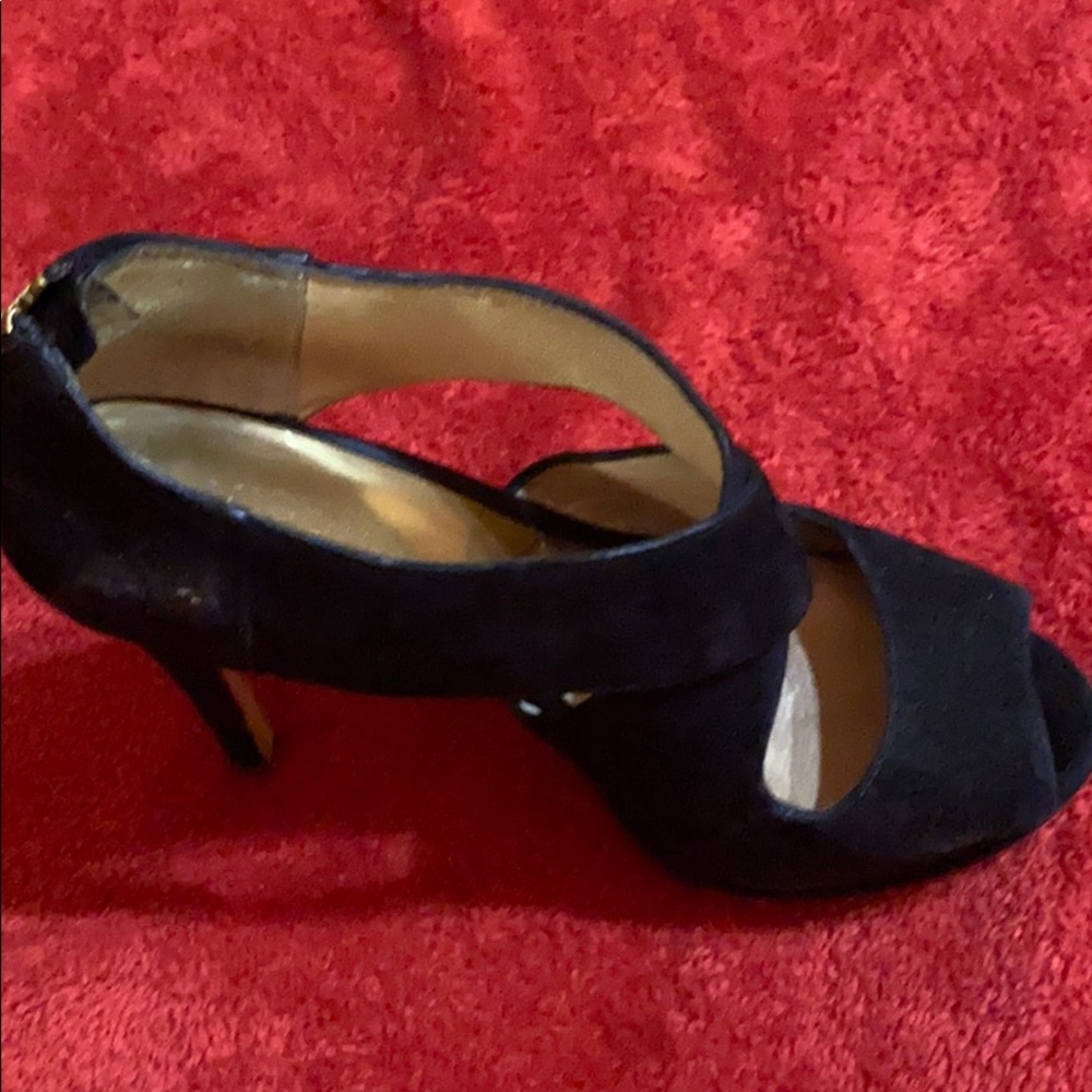 Black platform heels